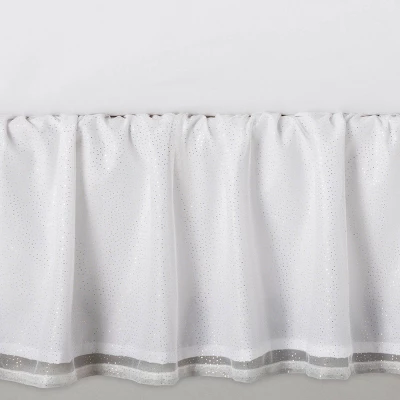 Glitter Dot Tulle Kids' Bedskirt - Pillowfort™ 1 Glitter Dot Tulle Kids' Bedskirt - Pillowfort™