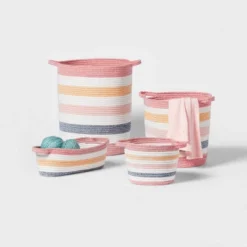 Striped Coiled Rope Kids' Storage Bin - Pillowfort™ -Pillowfort Kids Cheap Store GUEST 18fc3409 df85 4518 a061 53954e0e0439