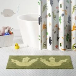 Dinosaur Feet Kids' Bath Rug - Pillowfort™