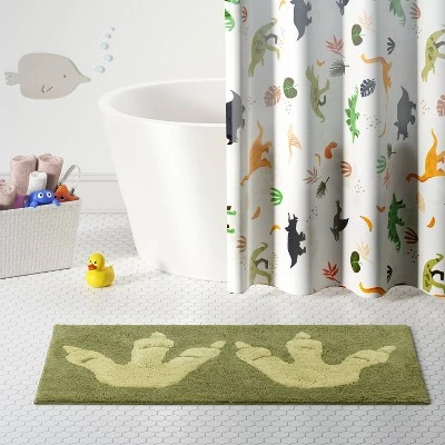 Dinosaur Feet Kids' Bath Rug - Pillowfort™ 1 Dinosaur Feet Kids' Bath Rug - Pillowfort™