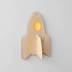 Rocket Wood Lit Kids' Wall Decor - Pillowfort™ -Pillowfort Kids Cheap Store GUEST 31449451 cbbc 400e 96b1 8a1646252aa9
