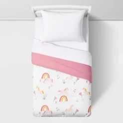 Toddler Unicorn Cotton Kids' Comforter - Pillowfort™
