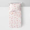 Dinosaur Cotton Kids' Sheet Set Pink - Pillowfort™