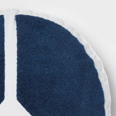 PeaceKids' Kids' Throw Pillow Navy - Pillowfort™ 3 PeaceKids' Kids' Throw Pillow Navy - Pillowfort™ - Image 3