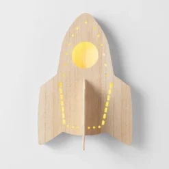 Rocket Wood Lit Kids' Wall Decor - Pillowfort™ -Pillowfort Kids Cheap Store GUEST 4a515d22 9dea 41b4 86e9 c8c56af82063