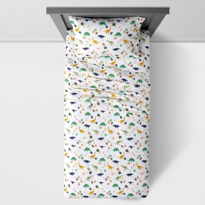 Dinosaur Microfiber Kids' Sheet Set - Pillowfort™ 2 Dinosaur Microfiber Kids' Sheet Set - Pillowfort™ - Image 2