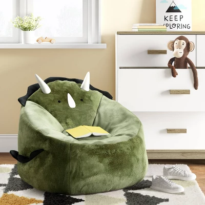 Dinosaur Kids' Bean Bag Chair - Pillowfort™ 1 Dinosaur Kids' Bean Bag Chair - Pillowfort™