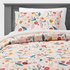 Floral Garden Cotton Kids' Comforter Set - Pillowfort™ -Pillowfort Kids Cheap Store GUEST 61510c2a 74a3 4aa9 8d3c 354593e810f5
