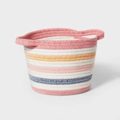 Striped Coiled Rope Kids' Storage Bin - Pillowfort™ -Pillowfort Kids Cheap Store GUEST 69aa9ee9 051f 4555 86cb 500da444d1d4