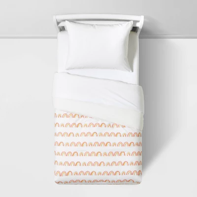 Rainbow Scallop Cotton Kids' Comforter Set - Pillowfort™ 4 Rainbow Scallop Cotton Kids' Comforter Set - Pillowfort™ - Image 4
