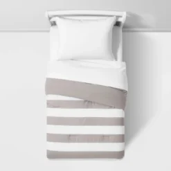 Rugby Striped Kids' Comforter Set - Pillowfort™ -Pillowfort Kids Cheap Store GUEST 8296e28d 3b12 4342 acb0 a8b3292b15a4