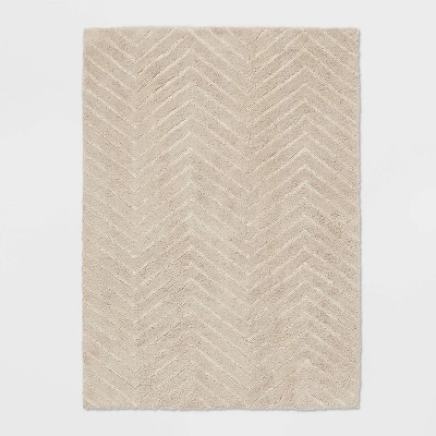 4'x6' Tufted Cotton Chevron Kids' Rug - Pillowfort™ 4 4'x6' Tufted Cotton Chevron Kids' Rug - Pillowfort™ - Image 4