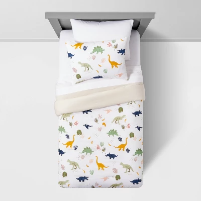 Dinosaur Cotton Kids' Comforter Set - Pillowfort™ 2 Dinosaur Cotton Kids' Comforter Set - Pillowfort™ - Image 2