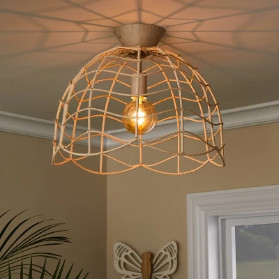 Rattan Kids' Pendant Natural - Pillowfort™ 1 Rattan Kids' Pendant Natural - Pillowfort™