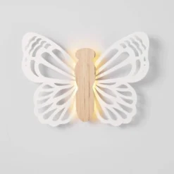 Butterfly Wood Lit Kids' Wall Decor Cream - Pillowfort™ -Pillowfort Kids Cheap Store GUEST 854d9d30 8784 44c0 8ca3 55d8d9c0bc7f