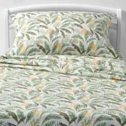 Botanical Cotton Kids' Sheet Set - Pillowfort™ -Pillowfort Kids Cheap Store GUEST 9945b814 12f1 40af 920f 0335928c40a9