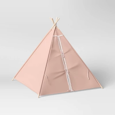 Pom Pom Kids' Tent Pink - Pillowfort™ 2 Pom Pom Kids' Tent Pink - Pillowfort™ - Image 2