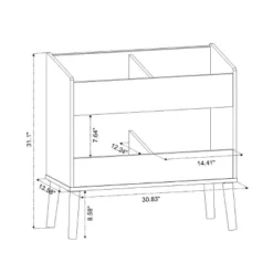 Modern Two Shelf Toy Kids' Bin White - Pillowfort™ -Pillowfort Kids Cheap Store GUEST a513d7df 5c70 4fb6 90e1 444d6b09cebc