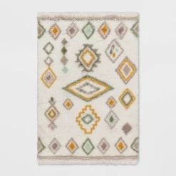 Yuma Area Kids' Rug Gold/Mint - Pillowfort™ -Pillowfort Kids Cheap Store GUEST a6f3ffb4 cb02 4ee5 a7ea d6d6b75f91ab
