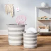 Striped Coiled Kids' Rope Basket - Pillowfort™
