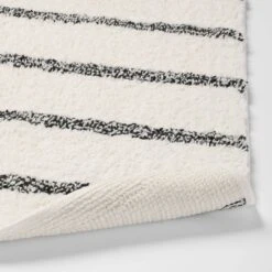 Striped Kids' Bath Rug Black & White - Pillowfort™ -Pillowfort Kids Cheap Store GUEST b7e68b59 fda0 431a b382 03b44abbf386
