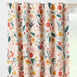 In The Garden Full Printed Blackout Kids' Curtain Panel - Pillowfort™ -Pillowfort Kids Cheap Store GUEST c779c679 0ab7 454a 9d62 8f3ad141a7bd