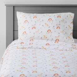 Unicorn Cotton Kids' Sheet Set - Pillowfort™ -Pillowfort Kids Cheap Store GUEST cad551e2 006e 4686 a716 d5d65a113198
