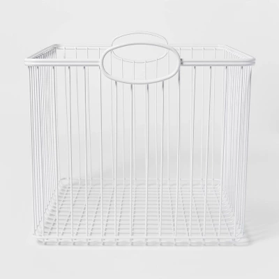 Stackable Kids' Storage Wire Bin - Pillowfort™ 6 Stackable Kids' Storage Wire Bin - Pillowfort™ - Image 6
