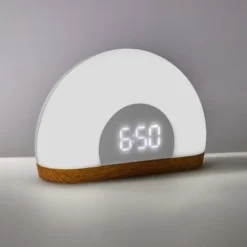 Wake Up Light Rise With Wood Kids' Nightlight - Pillowfort™ -Pillowfort Kids Cheap Store GUEST d1876ddf 027a 425b 9e09 6bfb5b7d6eed