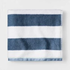 Striped Kids’ Towel Navy With SILVADUR™ Antimicrobial Technology - Pillowfort™ -Pillowfort Kids Cheap Store GUEST e97c7b6b a46c 47c0 bcaf 2687e1db21b6