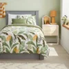Botanical Print Kids' Duvet Cover Green - Pillowfort™
