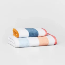Striped Kids’ Towel With SILVADUR™ Antimicrobial Technology - Pillowfort™ -Pillowfort Kids Cheap Store GUEST fabda123 5e65 422b 9285 e2292cc17f70