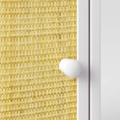 Rattan And Wood Bedside Kids' Table White - Pillowfort™ -Pillowfort Kids Cheap Store GUEST fef8c302 87e3 4bef 800c 076600a0acbf