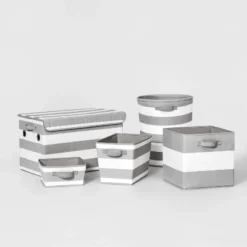 Large Rectangle Kids' Storage Striped Bin - Pillowfort™ -Pillowfort Kids Cheap Store GUEST ffba7162 489f 4be4 93c1 6a1844d32cab